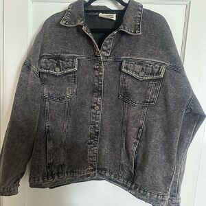 Savanna Jane Charcoal Denim Jacket